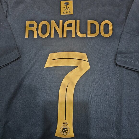 SPL Nike Youth Cristiano Ronaldo Al-Nassr FC 23/24 Away Soccer Jersey - Picture 7 of 9